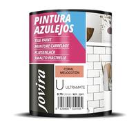JOVIRA PINTURAS Pintura para Azulejos al Agua, Ultramate. Da una imagen nueva a tu cocina y baño. (750 Mililitros, Coral Melocotón) - T