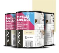JOVIRA PINTURAS Pintura para Azulejos, Alto Brillo al Agua. Da una imagen nueva a tu cocina y baño. (3x750 Mililitros, Avellana) B-14-3