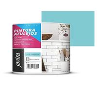 JOVIRA PINTURAS Pintura para Azulejos, Alto Brillo al Agua. Da una imagen nueva a tu cocina y baño. (750 Mililitros, Azul Turquesa) B-11