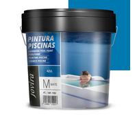 JOVIRA PINTURAS Pintura Piscinas al Agua. Protección y decoración de piscinas. (4 Litros, Azul) A-35