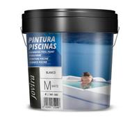 JOVIRA PINTURAS Pintura Piscinas al Agua. Protección y decoración de piscinas. (4 Litros, blanco) A-36B
