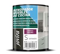JOVIRA PINTURAS Pintura renovadora para Muebles de Cocina, acabado satinado al agua. Especial para renovar muebles de cocina, puertas, baños, etc. (750 ml, Ciruela Oscuro) T
