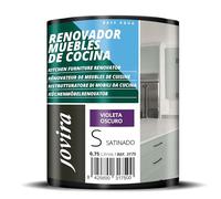 JOVIRA PINTURAS Pintura renovadora para Muebles de Cocina, acabado satinado al agua. Especial para renovar muebles de cocina, puertas, baños, etc. (750 ml, Violeta oscuro) T