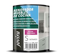JOVIRA PINTURAS Pintura renovadora para Muebles de Cocina, acabado satinado al agua. Especial para renovar muebles de cocina, puertas, baños, etc. (750 ml, Fucsia Profundo) T