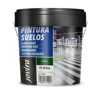 JOVIRA PINTURAS Pintura Suelos, Garajes y Pavimentos Deportivos, En General, Acabado Mate, Protege y Decora Las Superficies de Hormigón, Cemento y Asfalto, (11 Kg, Verde) A-16D
