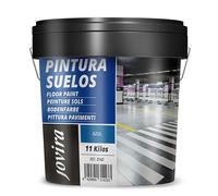JOVIRA PINTURAS Pintura Suelos, Garajes y Pavimentos Deportivos, En General, Acabado Mate, Protege y Decora Las Superficies de Hormigón, Cemento y Asfalto, (11 Kg, Azul) A-15D