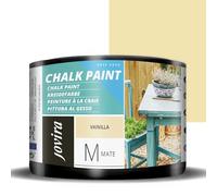 JOVIRA PINTURAS Pintura Tiza - Chalk Paint al Agua Mate. Renueva tus muebles con creatividad. (375 Mililitros, Vainilla)