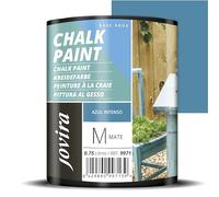JOVIRA PINTURAS Pintura Tiza - Chalk Paint al Agua Mate. Renueva tus muebles con creatividad. (750 Mililitros, Azul Intenso) B-19
