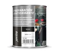 JOVIRA PINTURAS Preparación Antioxidante Metal | 750 ml | Pintura tratamiento superficies de metal anti oxido. Imprimación uso general, Protección total. Anti oxidante. (750 Mililitros, Negro) D-10