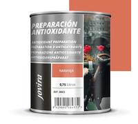 JOVIRA PINTURAS Preparación Antioxidante Metal | 750 ml | Pintura tratamiento superficies de metal anti oxido. Imprimación uso general, Protección total. Anti oxidante. (750 Mililitros, Naranja)