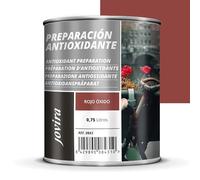 JOVIRA PINTURAS Preparación Antioxidante Metal | 750 ml | Pintura tratamiento superficies de metal anti oxido. Imprimación uso general, Protección total. Anti oxidante. (750 Mililitros, Rojo) D-9