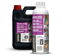 JOVIRA PINTURAS Resina Epoxi Transparente. Para manualidades, obras de arte, madera, mesas creativas madera, joyería artística, artesanía creativa, bricolaje. (2,80 Kilos (Paquete de 1))