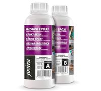 JOVIRA PINTURAS Resina Epoxi Transparente. Para manualidades, obras de arte, madera, mesas creativas madera, joyería artística, artesanía creativa, bricolaje. (1,6 Kilos (Paquete de 1)) H-5