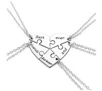 Jovivi 5 collares de amistad para mejores amigas, regalos de amistad para mujeres, mejores amigas, cumpleaños, Navidad