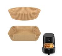 JOVYTH 70 Unidades de Papel para Freidora de Aire Accesorio para Philips Airfryer 4000 Series Stacked Dual Basket，Papel para Freidora de Aire Caliente Accesorio para Philips NA460 NA462 10L