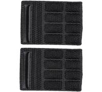 Jowxsx 2 almohadillas de espuma para barbilla, color negro, para correa de barbilla, repuesto universal para ciclismo, bicicleta, motocicleta, casco, patines, patinetas y scooters