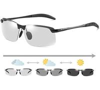 Jowxsx Gafas de sol polarizadas fotocromáticas UV400, gafas de sol deportivas de día y noche, gafas de sol ultraligeras para ciclismo, gafas de sol y gafas de sol