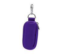 Jowxsx Kit de llavero portátil pequeño de aceites esenciales morados para bolsas de viaje de 5/10/15 ml para botellas de aceite (sin botella), bolsas y estuches, 1 unidad