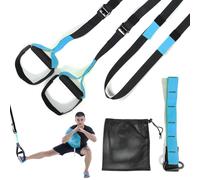 Jowy. Entrenamiento en Suspension Trainer o Training con Correas Ajustables de Carga hasta 500kg. Ideal para Ejercicios y Entrenamientos de Musculación. Azul