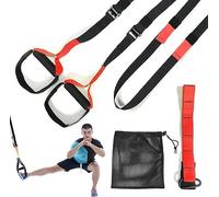 Jowy. Entrenamiento en Suspension Trainer o Training con Correas Ajustables de Carga hasta 500kg. Ideal para Ejercicios y Entrenamientos de Musculación. (Rojo)