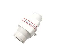 JOXLOVER Extractor de aire, 12 V/24 V CC Eléctrico 3 Pulgadas Recto 130CFM Silencioso Ventilador De Escape Yate RV Cocina Cabina Para baño y cocina