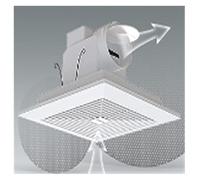 JOXLOVER Extractor de aire, Ventilador De Escape Placa Refuerzo Aluminio Tipo Techo Tubería Ingeniería Baño Hotel Ventilación Integrado Para baño y cocina(LFCV-16A)