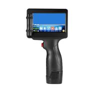 JOXLOVER Impresora de inyección Tinta portátil 12,7 mm con código QR Variable, Barras, Fecha, número, Logotipo y caducidad para almacenes e Industrias logísticas