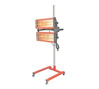JOXLOVER Lámpara de curado de Pintura, Lámpara de curado Pintura infrarroja Onda Corta, luz Secado móvil for rápido revestimientos carrocería, Herramientas reparación automotriz