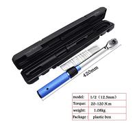 JOXLOVER Llave dinamométrica, 1/4 3/8 1/2 CORREO DE TORQUE DRIZADOR PRINCIPAL PRECISA TRACKET WEBLET REPARABLE CLAVE CARRERO ACTUALIZACIÓN CARA APARTICO Para coche y moto(1-2 20-120Nm)