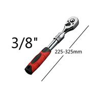 JOXLOVER Llave dinamométrica, 1/4 "3/8" 1/2 "Llave de trinquete ajustable acero al carbono for el socket 72 dientes reparación automóviles escalable Para coche y moto(Medium)