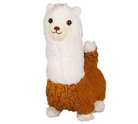 Joy de Plush de Alpaca - Animal Relleno de Llama | Alpaca Muñeca AL Arriba DE ALCENCIÓN | Lindo Juguete de Alpaca Suave eléctrica con Sonidos | Soft Cushion White Plush Llughled Alpaca
