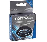 JOYDIVISION Potenzplus negro, juego de 3 (S, M, L), anillos para el pene de silicona médica, anillos potenciadores, juguetes eróticos