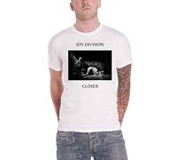 Joy Division Camiseta Closer para hombre, color blanco, blanco, XXL