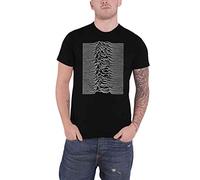 Joy Division Camiseta Unknown Pleasures Unisex Talla S Negra