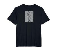 Joy Division Unknown Pleasures Empty Track Back Camiseta, Hombre Tallas Grandes, Negro, 4X Alto