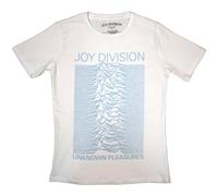 Joy Division Unknown Pleasures FP - Camiseta ajustada para mujer, blanco, S