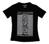 Joy Division Unknown Pleasures FP - Camiseta ajustada para mujer, Negro, L
