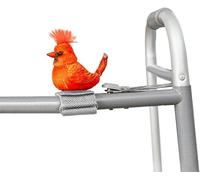 Joy for All Walker Squawker: Alegre pájaro animatrónico de compañía Que le ayudará a Encontrar su Andador - Cardenal