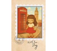 Joy in LONDON - Lined Journal: 150 Pages, Wide Ruled, 6x9 inch, Hardcover - Inspired by Joy’s Travel Adventures
