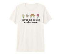 Joy is an Act of Resistance Rainbow Pride Month Human Rights Camiseta Premium