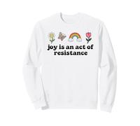 Joy is an Act of Resistance Rainbow Pride Month Human Rights Sudadera