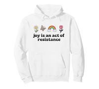 Joy is an Act of Resistance Rainbow Pride Month Human Rights Sudadera con Capucha