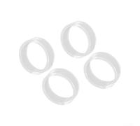 Joy Ive Anillos para PS5 y Xbox, 20 fundas de silicona antidesgaste, compatibles con controladores Ps4 Pro VR2 Rogally (blanco)