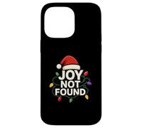Joy Not Found Funny Christmas Sutil Bah Humbug Carcasa para iPhone 14 Pro MAX