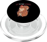 Joy to The Squirrel Christmas PopSockets PopGrip para MagSafe