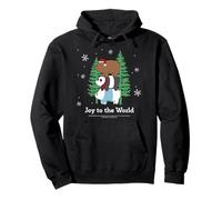Joy To The World Holiday Bears Winter Festivo Sudadera con Capucha