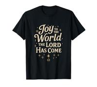 Joy to World The Lord Has Come Christian Christmas Vintage Camiseta