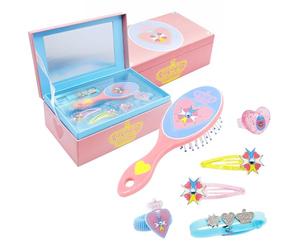Joy Toy Maja Von Hohenzollerne Prinzessin Order Princesa Herzens Orden Joyero con Accesorios: 2 Horquillas Anillo, 1 Soporte para coleta, 1 Pulsera, 1 Cepillo para el Pelo, Multicolor (20640)