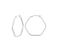 Joya BREIL colección HEXAGONIA, PENDIENTES MUJER en color ACERO PLATA Talla ÚNICA SIN PIEDRAS - TJ3520