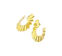 Joya BREIL TJ3794 colección PLISSE', PENDIENTES MUJER en ACERO color ORO Talla ÚNICA SIN PIEDRAS